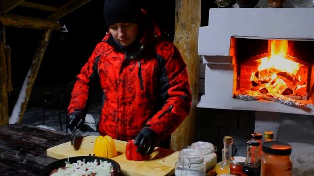 МЯСО ЗАПЕЧЕННОЕ С ОСТРЫМ ПЕРЦЕМ/ЗИМНИЕ ВЕЧЕРА смотреть онлайн