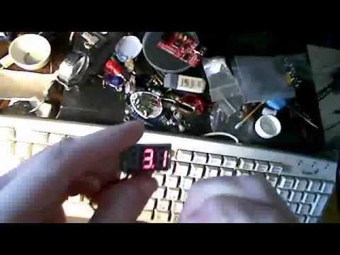 мини LED волметр mini LED Voltmeter смотреть онлайн