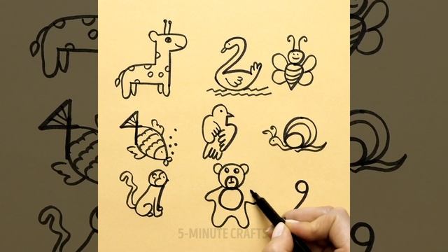 23 SEMPLICI DISEGNI PER BAMBINI смотреть онлайн