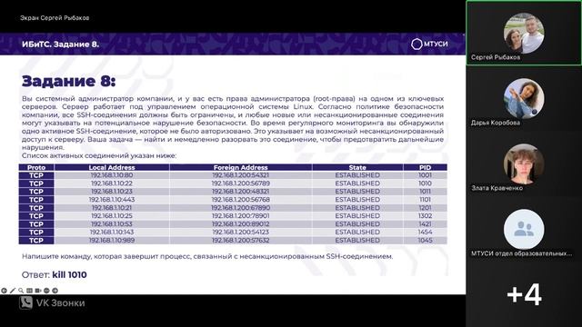ИТ ИБ и ТС практика-Консультация_3 смотреть онлайн