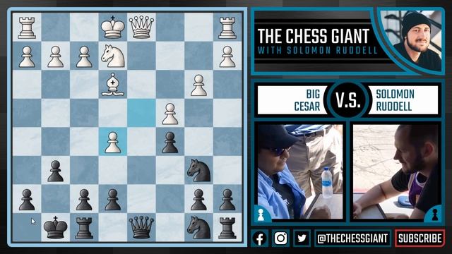 Big Cesar vs Solomon the Chess Giant - Can the Scandinavian Defense Pay Off? Coffee Chess Game смотреть онлайн