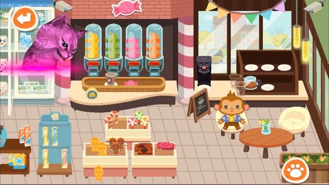 ОБЕЗЬЯНКА и КОТ идут в МАГАЗИН ИГРА для ДЕТЕЙ говорящий КОТЕНОК АБИ играет ДЕТСКИЙ ЛЕТСПЛЕЙ смотреть онлайн