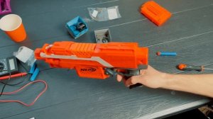 Бедный нёрфер прокачивает бластер страйф за 500 рублей