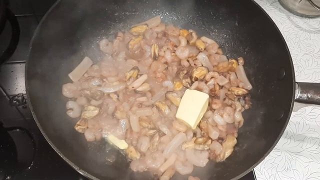 Паста с морепродуктами смотреть онлайн