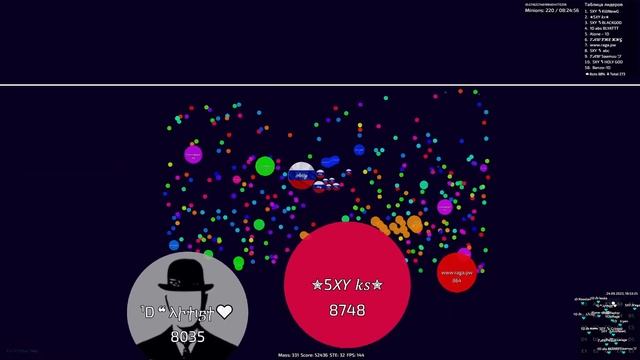 Agar.io Raga Mode (why all have lowskill?) смотреть онлайн