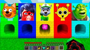 ВЫБЕРИ КРУГЛЫЙ ТОННЕЛЬ СПРУНКИ САЙМОН ЛЕДИ БАГ ТРИ КОТА ЩЕНЯЧИЙ ПАТРУЛЬ ШРЕК В МАЙНКРАФТ