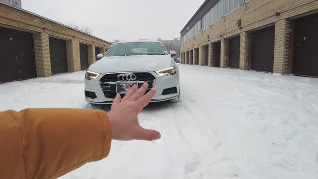 Привезли Audi A3 2020 г.в. из Японии - особенности зимней встречи автомобиля смотреть онлайн