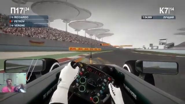 Formula 1 Обзор игры и пробую на руле!! [TubeRipper.com]