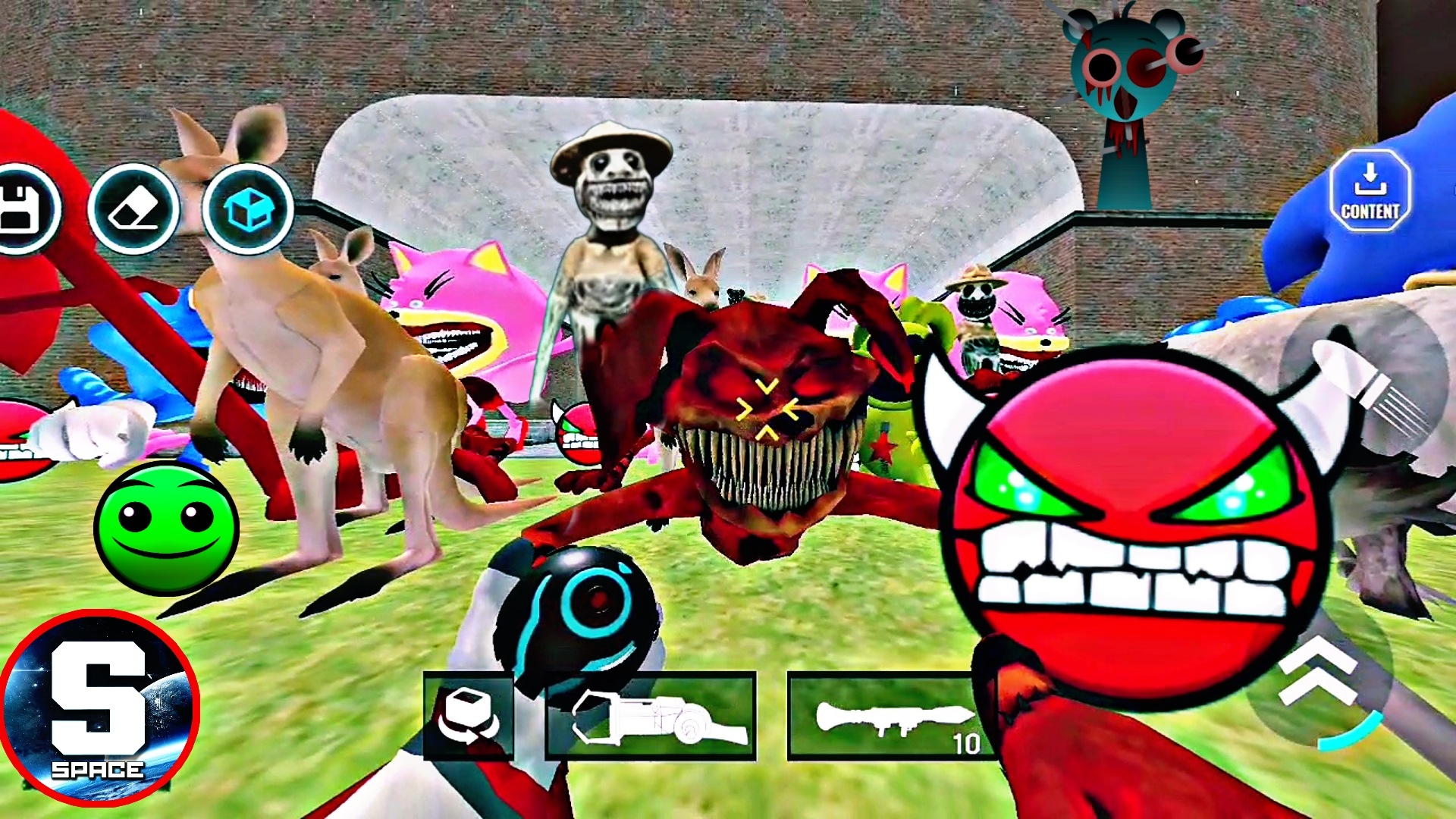 Sandbox In Space Update All:Titan Dogday,Sonic Monster Tapes Family,Astro Scientist