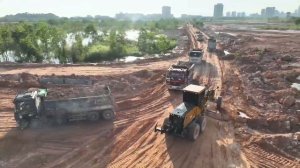 Строительство, засыпка, один из прошлых объектов