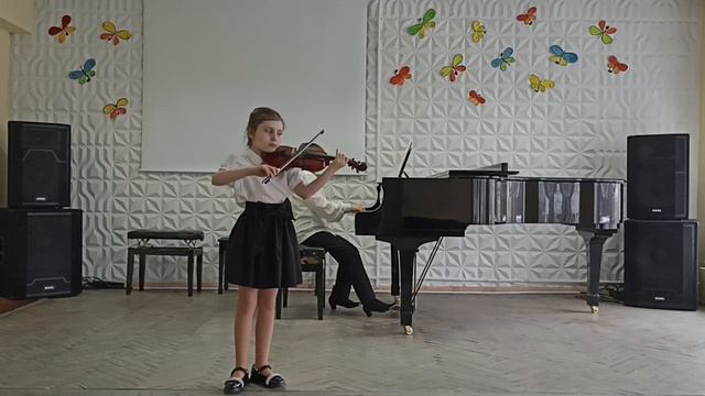 В. Третьяченко. "Маленькое скерцо" (исполняет уч. 2 кл. Богачук Анна) смотреть онлайн