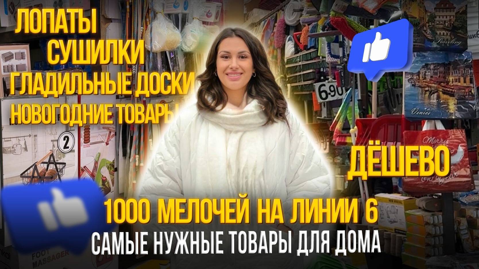 1000 МЕЛОЧЕЙ НА ЛИНИИ 6✨САМЫЕ НУЖНЫЕ ТОВАРЫ ДЛЯ ДОМА🎀Рынок Садовод Москва смотреть онлайн