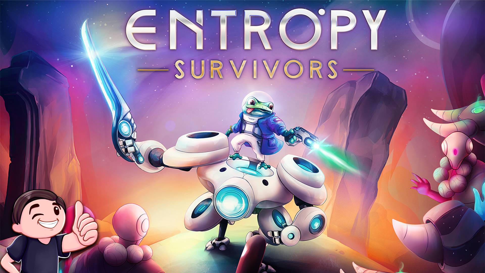 ЛЯГУШКА И РОБОТ - ЛУЧШИЙ ТАНДЕМ! ➤ ENTROPY SURVIVORS ➤ НОВЫЙ, ЯРКИЙ РОГАЛИК!