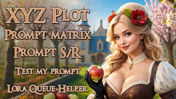 Stable Diffusion: XYZ Plot, Prompt S/R и другие полезные скрипты в Automatic 1111 / Forge Web Ui