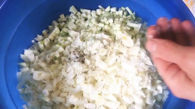 Bichak Tayyorlash. Бичак с кабачками.