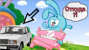 Смешарики: все грехи и ляпы |1 сезон 1 серия|Скамейка|