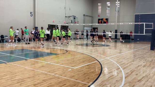 EAVC 16-1 GREEN vs Pentagon 16 Blue (Set 3) (4/3/22) смотреть онлайн