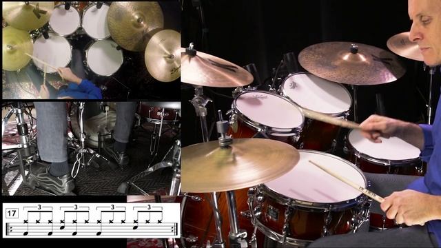 Eighth Note Triplet Drum Grooves for Beginners to Intermediate Drummers смотреть онлайн