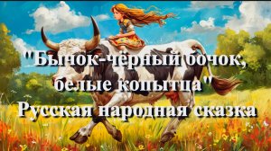 Бычок-чёрный бочок, белые копытца — русская народная сказка