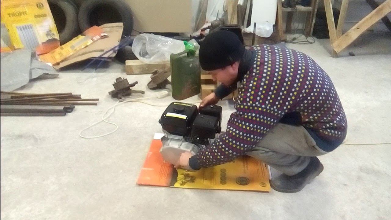 Первый запуск двигателя Lifan 168F-2R 6.5л смотреть онлайн