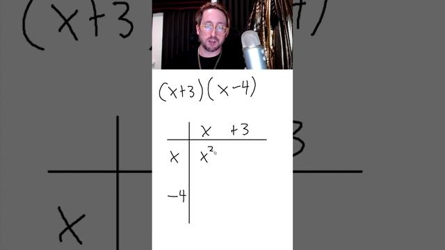 How to multiply binomials WITHOUT using the FOIL method. #math #mathematics #mathteacher #mathtutor смотреть онлайн
