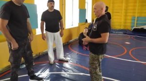 Фрагменты семинара Штурмовой бой в Рязани. ч.1. В. Н. Крючков