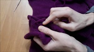 Окончательное пришивание волана, продевание шнура