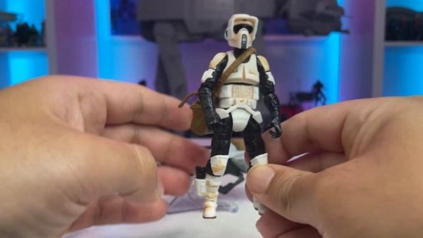 Star Wars The Vintage Collection Speeder Bike, Scout Trooper & Grogu | Review & Diorama!