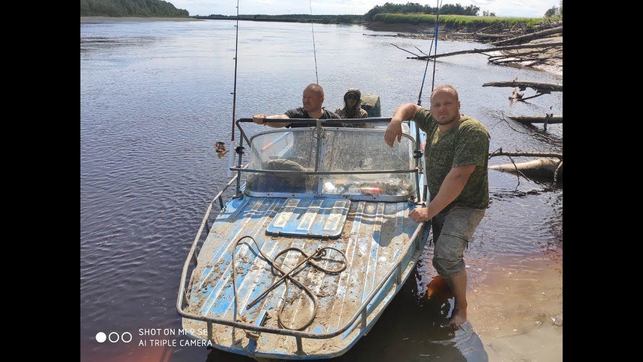 Рыбалка с ночевкой!!!! УДАЧА!!! Хотели ЩУКУ- поймали ОСЕТРОВ!!!! смотреть онлайн
