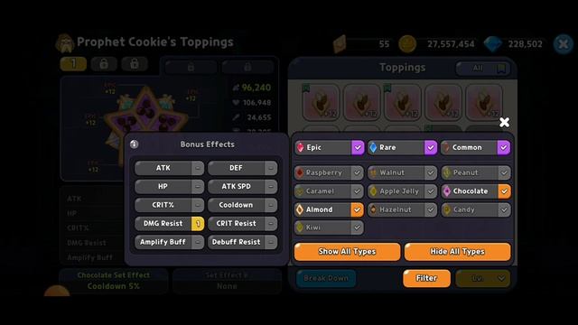 Cookie Run Kingdom Prophet Cookie Toppings