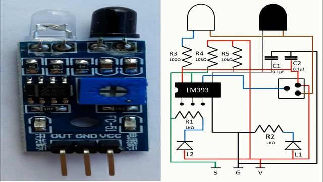 KY-032 Obstacle Avoidance Sensor Module смотреть онлайн