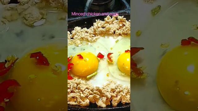 Minced chicken and eggs in soy sauce short смотреть онлайн