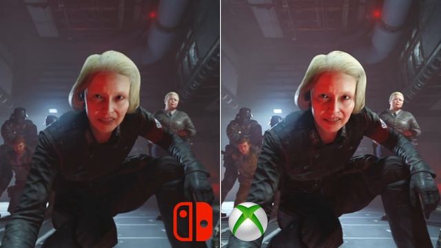 Wolfenstein II Nintendo Switch / Xbox One Graphical Comparison