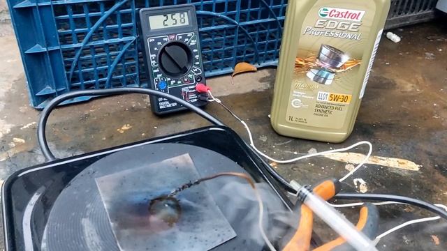 Прожарка каплей Castrol 5W30 LL01 API SL/CF ACEA A3/B3, A3/B4