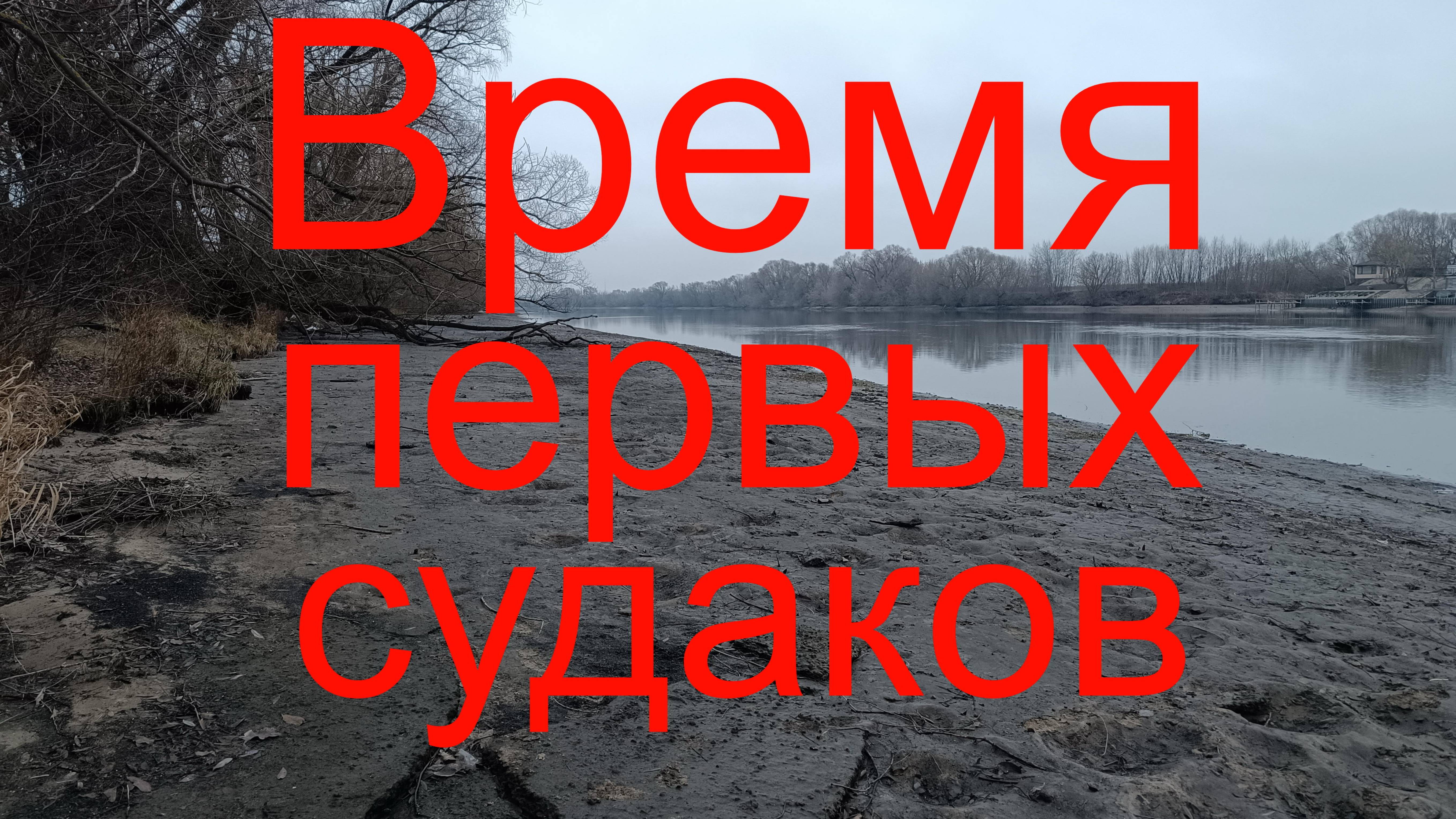 Время первых судаков. Москварека. Р-н Бронниц. 02.12.2024.