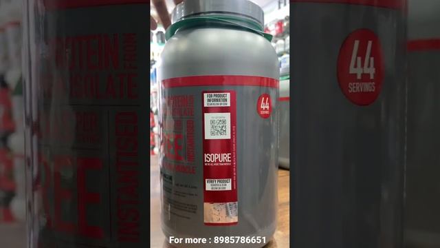 ISOPURE WHEY PROTEIN 1KG || #isopure #fitnessbooster #bestsupplement #wheyprotein #fitness смотреть онлайн