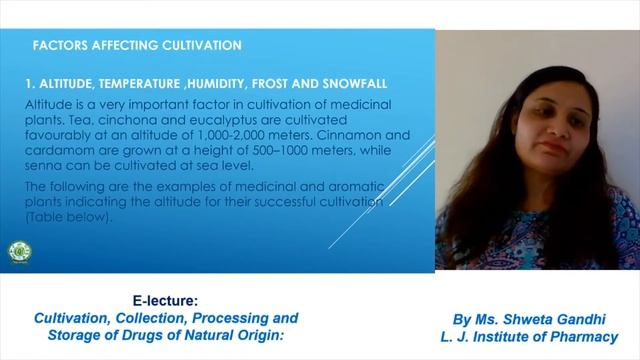 SEM 3_Cultivation of crude drugs_ Pharmacognosy &Phytochemistry _Unit 2_ Ms. Shweta Gandhi смотреть онлайн
