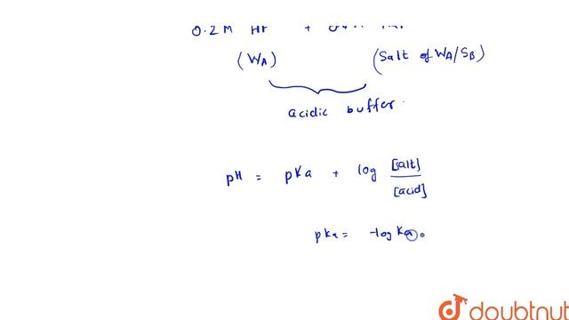 What is the pH of a solution that is 0.20 M in HF and 0.40 M in NaF ? `[K_a=7.2xx10^(-4)]` смотреть онлайн