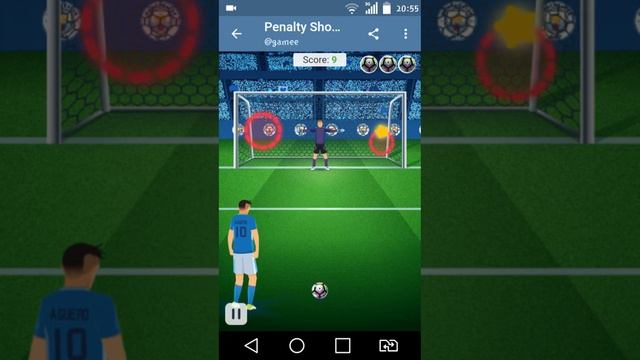 Gamee Penalty shooter смотреть онлайн