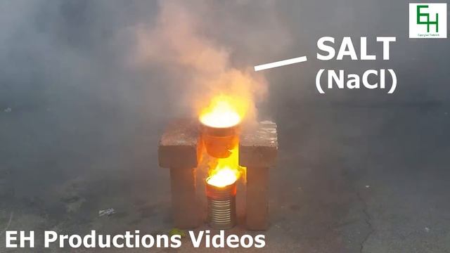 Boiling Table Salt (Sodium Chloride) Into a Gas! [Full HD] смотреть онлайн