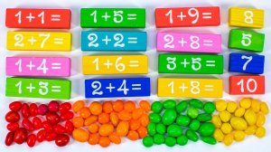 Кубики - Сложение в Пределах 10!