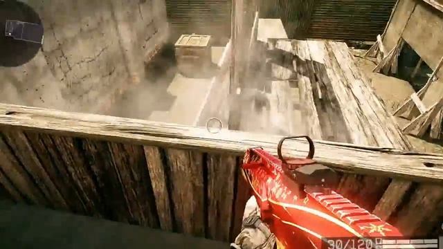 Баг на полигоне - выход за карту [Warface]