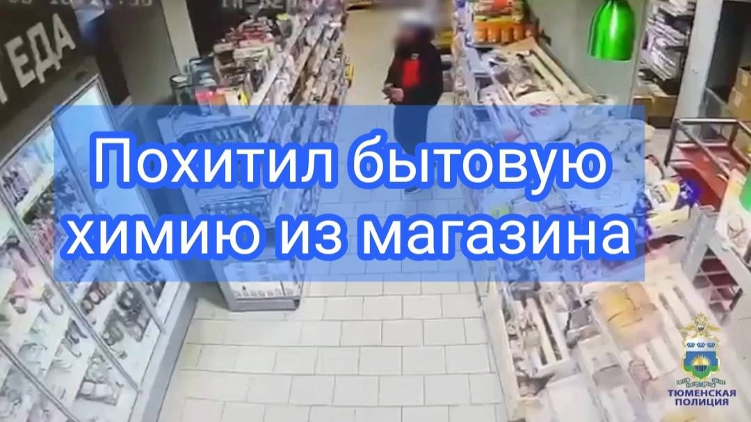 Полицейские в Тюмени задержали подозреваемого в краже из магазина смотреть онлайн