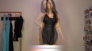 SHINY TINY Leather Dress Try On _ Devon Jenelle #fashion #style #outfit #Girl #Fyp #Sexy
