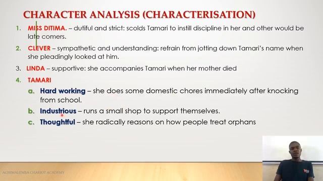 Tale of Tamari Character Analysis F1& F2 English Literature - YEN MALAWI смотреть онлайн
