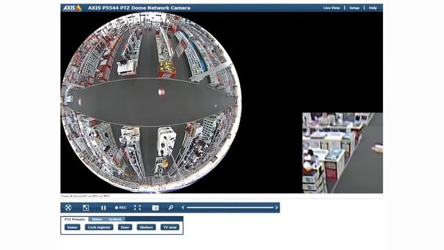 How AXIS P5544 PTZ dome camera works смотреть онлайн
