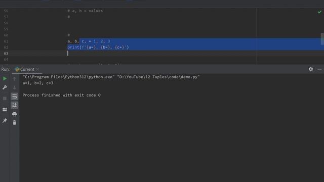 12 Python tuples смотреть онлайн