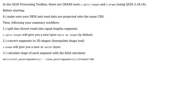 GIS: Calculate slope of line segments with QGIS (3 Solutions!!) смотреть онлайн