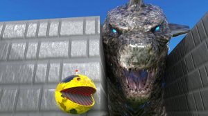 🤩 Робот Pacman Vs 🐲 Godzilla