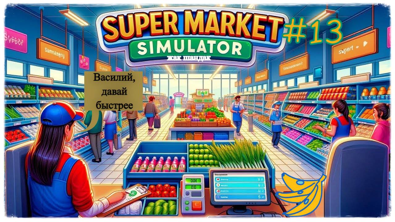 Новый бизнес - купил лицензию, требуется кладовщик в Supermarket Simulator #supermarketsimulator